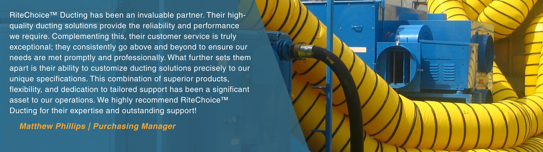 HVACManufacturing Market Footer HVAC Testimonials